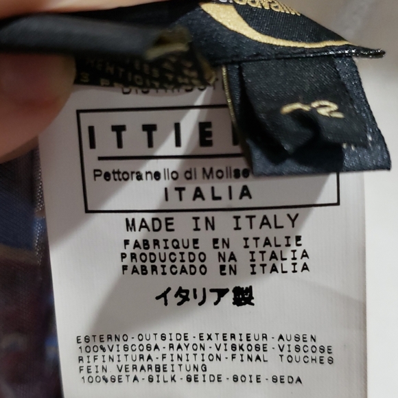 Cavalli Flower Print Dress 42/6 - Picture 9 of 9